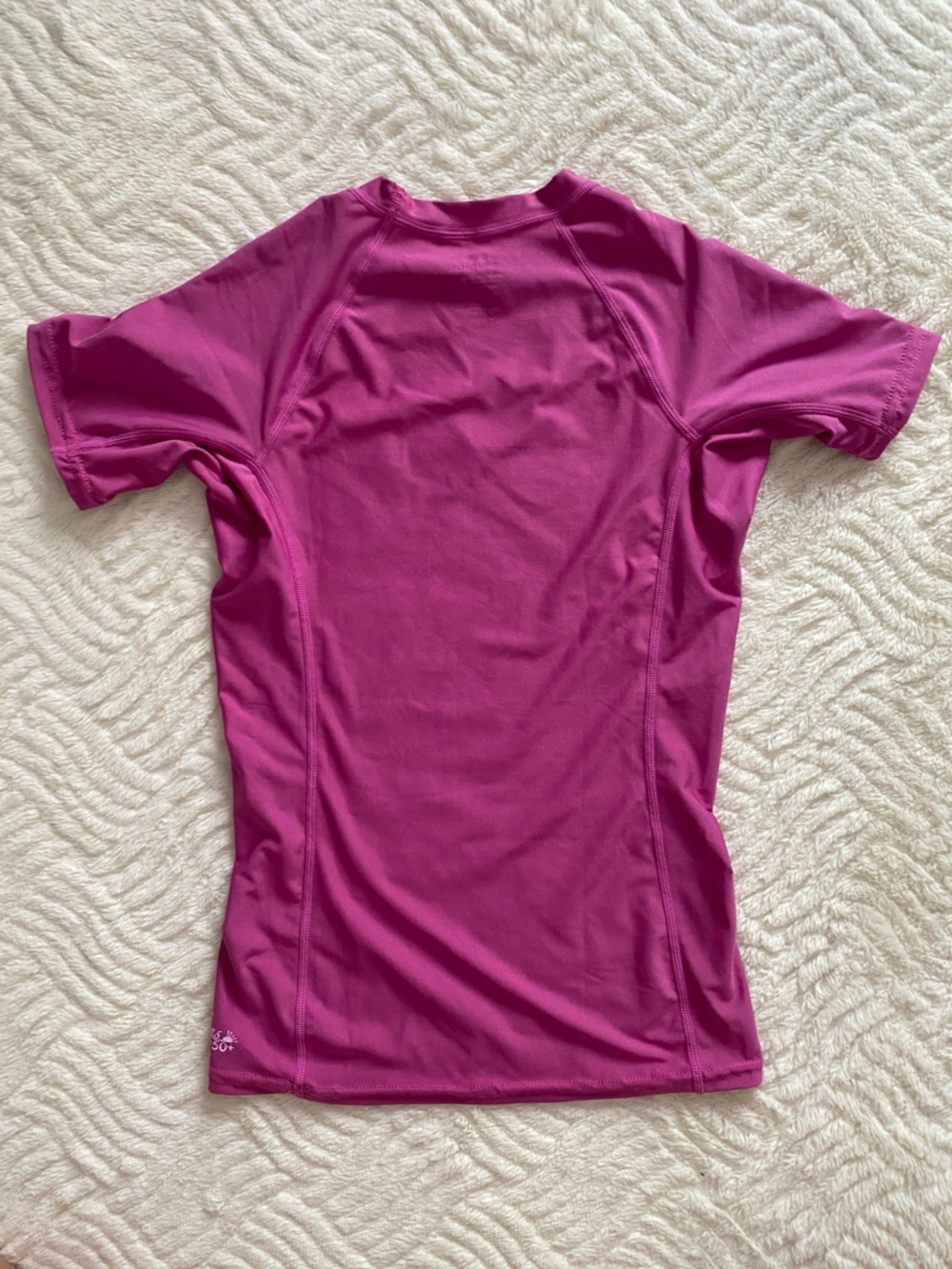 O'Neill Women's Magenta Short Sleeve Rash Guard - Picture 3 of 3